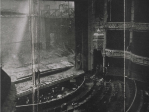 Empire Palace Theatre after the fire 