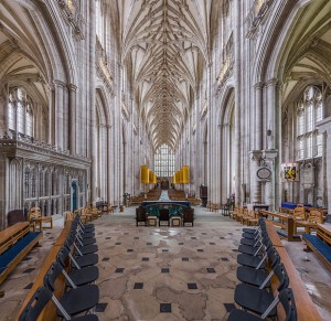 Winchester Cathedral interior from Wikipedia 