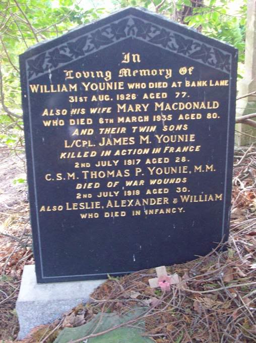 Younie Cluny hill cem forres