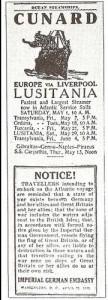 Advert from American papers - Wikipedia 