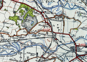Scanned Yorkshire map
