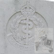 Royal Army Medical Corps headstone logo © C Sklinar 2015