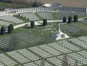 Part of Tyne Cot Memorial and Cemetery