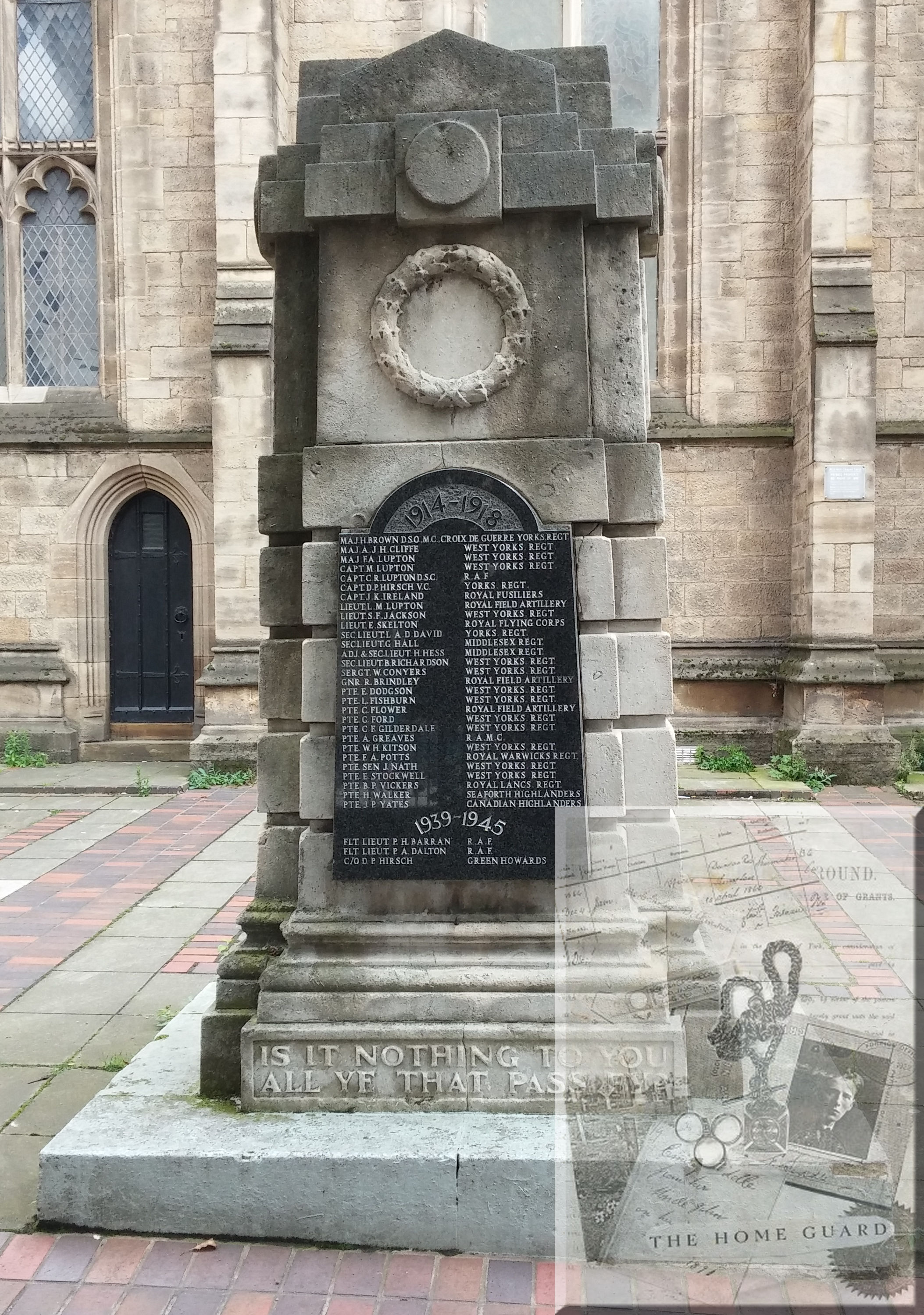 Mill Hill Unitarian Chapel World War 1 Hirsch and Fishburn